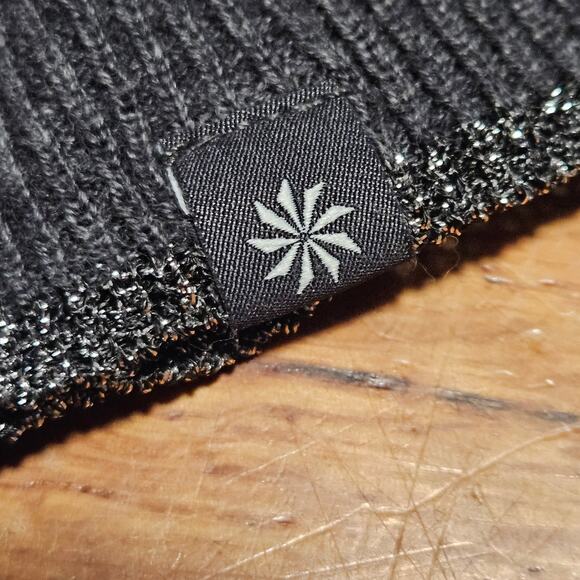 Athleta Oversize Sweater Womens Medium Dark Gray Cozy Cotton Cashmere Blend - Picture 12 of 12